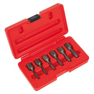 Sealey AK8185 Screw Extractor Set 6pc 3/8"Sq Drive