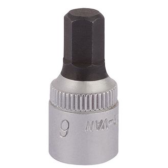 Elora 11127 6mm 1/4" Sq. Dr. Hexagon Screwdriver Socket
