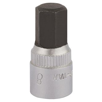 Elora 11128 8mm 1/4" Sq. Dr. Hexagon Screwdriver Socket