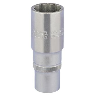 Elora 11936 22mm 1/2" Sq. Dr. Deep Bi-Hexagon Socket