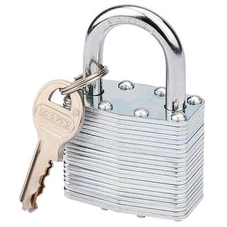 Draper 14020 40mm Laminated Steel Padlock