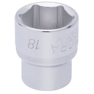 Elora 15235 18mm 3/8" Sq. Dr. Hexagon Socket