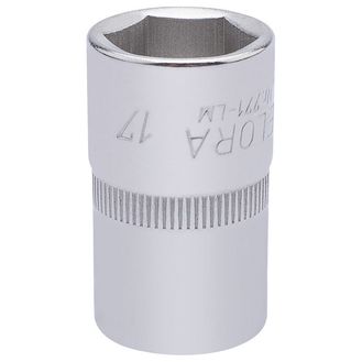 Elora 15306 17mm 1/2" Sq. Dr. Hexagon Socket