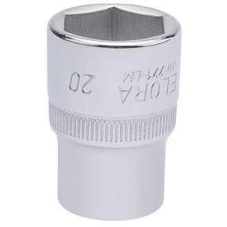 Elora 15309 20mm 1/2" Sq. Dr. Hexagon Socket
