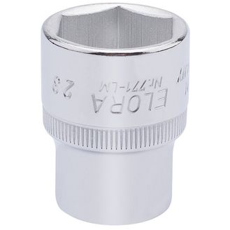 Elora 15312 23mm 1/2" Sq. Dr. Hexagon Socket