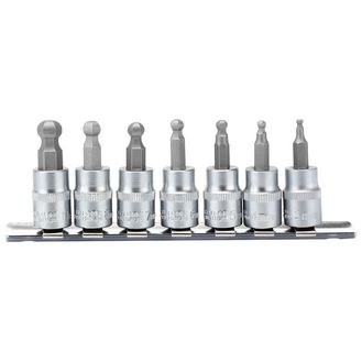 Draper 16296 3/8" Sq. Dr. Hexagonal Socket Bit Set (7 Piece)