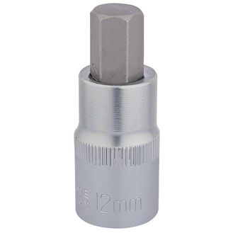 Draper 16304 1/2" Sq. Dr. Hexagonal Socket Bits (12mm)