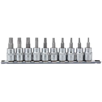 Draper 16309 3/8" Sq. Dr. 48mm Long TX-STAR&amp;#174; Socket Bit Set (10 Piece)