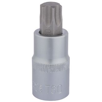 Draper 16323 T60 x 55mm 1/2" Sq. Dr. TX-STAR&amp;#174; Socket Bit