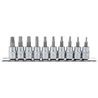 Draper 16332 3/8" Sq. Dr. 48mm long TX-STAR&amp;#174; Security Socket Bit Set (10 Piece)