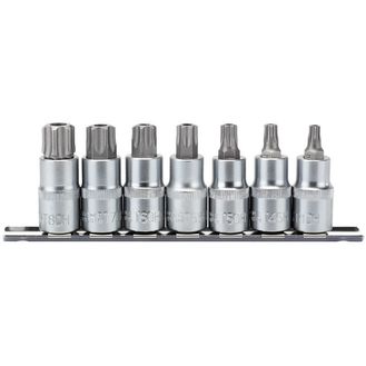Draper 16334 1/2" Sq. Dr. TX-STAR&amp;#174; Security Socket Bit Set (7 Piece)