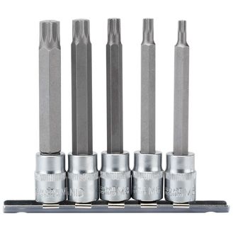Draper 16349 3/8" Sq. Dr. Spline Socket Bit Set (5 Piece)