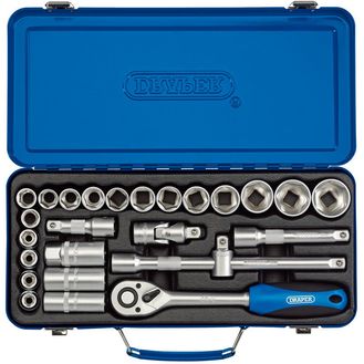 Draper 16368 1/2" Sq. Dr. Metric Socket Set (26 Piece)