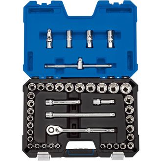 Draper 16467 1/2" Sq. Dr. MM/AF Combined Socket Set (41 Piece)