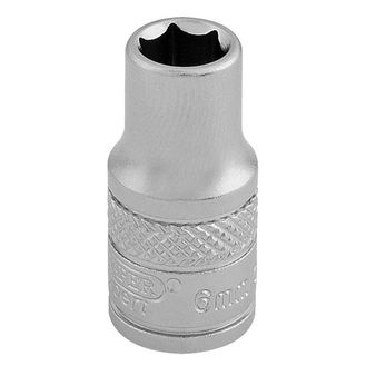 Draper 16510 1/4" Sq. Dr. Socket (6mm)