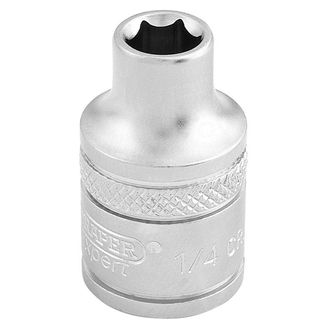 Draper 16548 3/8" Sq. Dr. 6 Point Imperial Socket (1/4")