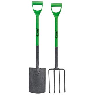 Draper 16566 Carbon Steel Garden Fork and Spade Set