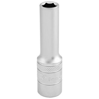 Draper 16578 3/8" Sq. Dr. 6 Point Metric Deep Socket (8mm)
