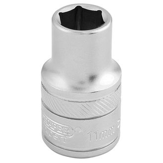 Draper 16600 1/2" Sq. Dr. 6 Point Metric Socket (11mm)