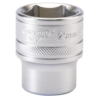 Draper 16614 1/2" Sq. Dr. 6 Point Metric Socket (23mm)