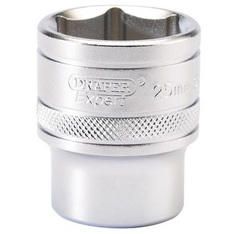 Draper 16616 1/2" Sq. Dr. 6 Point Metric Socket (25mm)