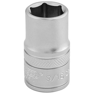 Draper 16627 1/2" Sq. Dr. 6 Point Imperial Socket (9/16")