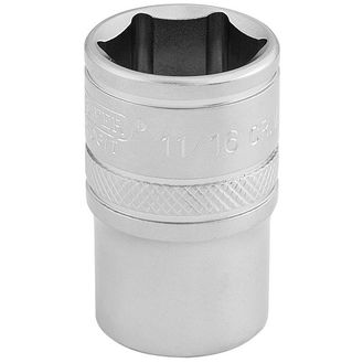 Draper 16630 1/2" Sq. Dr. 6 Point Imperial Socket (11/16")