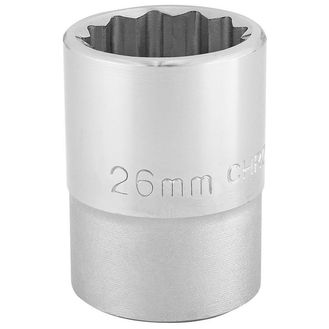 Draper 16694 3/4" Sq. Dr. 12 Point Socket (26mm)