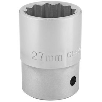 Draper 16696 3/4" Sq. Dr. 12 Point Socket (27mm)