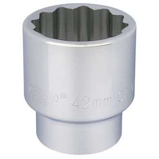 Draper 16705 3/4" Sq. Dr. 12 Point Socket (42mm)