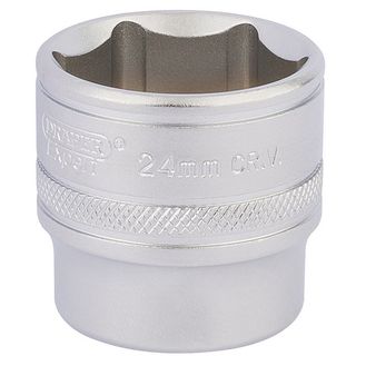 Draper 17546 3/8" Sq. Dr. Hi-Torq&amp;#174; 6 Point Deep Socket (24mm)