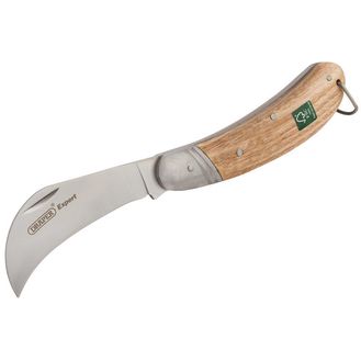 Draper 17558 Budding Knife with Oak Handle