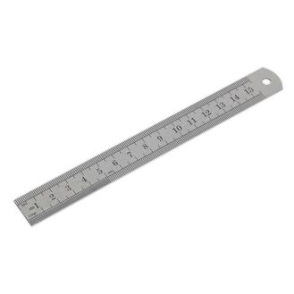 Sealey AK9640 Steel Rule 150mm/6"