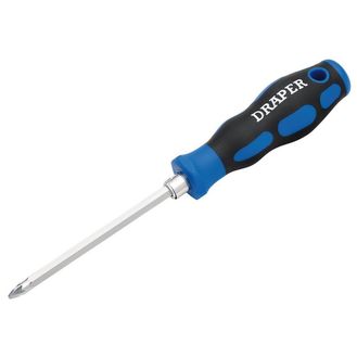 Draper 21009 2-in-1 Reversible Blade Soft Grip Screwdriver, SL6/PZ2 x 175mm