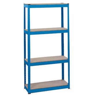 Draper 21658 Steel Shelving Unit - Four Shelves (L760 x W300 x H1520mm)