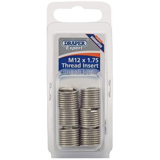 Draper 21711 M12 x 1.75 Metric Thread Insert Refill Pack (6)