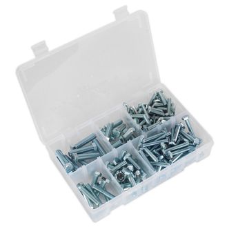Sealey AB047UNF Setscrew Assortment 144pc 1/4"-3/8"UNF BS 1768
