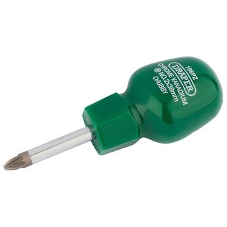 Draper 22357 No 2 x 38mm PZ Type Cabinet Pattern Chubby Screwdriver (Sold Loose)