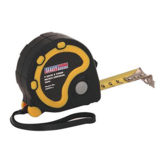 Sealey AK990 Rubber Measuring Tape 7.5m(25ft) x 25mm Metric/Imperial