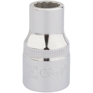 Elora 24343 7/16" 1/2" Sq. Dr. Bi-Hexagon Socket