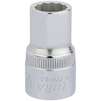 Elora 24351 1/2" 1/2" Sq. Dr. Bi-Hexagon Socket