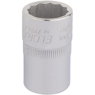 Elora 24400 11/16" 1/2" Sq. Dr. Bi-Hexagon Socket