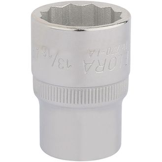 Elora 24434 13/16" 1/2" Sq. Dr. Bi-Hexagon Socket
