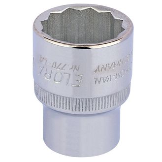 Elora 24442 7/8" 1/2" Sq. Dr. Bi-Hexagon Socket