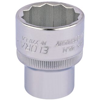 Elora 24476 1" 1/2" Sq. Dr. Bi-Hexagon Socket