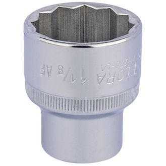 Elora 24492 1.1/8" 1/2" Sq. Dr. Bi-Hexagon Socket