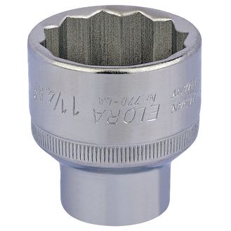 Elora 24517 1.1/4" 1/2" Sq. Dr. Bi-Hexagon Socket