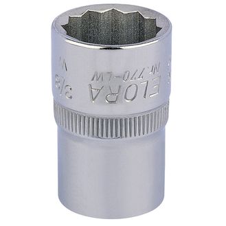 Elora 24830 3/8" 1/2" Sq. Dr. Whitworth Bi-Hexagon Socket