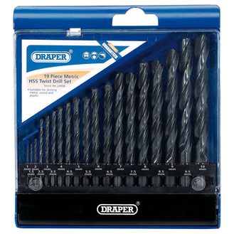 Draper 24906 Metric HSS Drill Set (19 Piece)