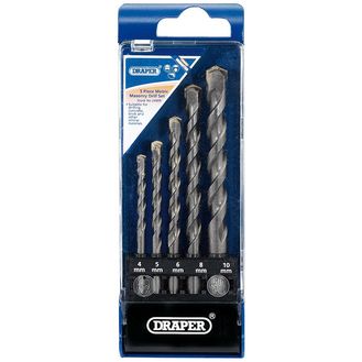 Draper 24909 Metric Masonry Drill Set (5 Piece)